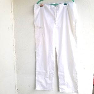 Wonderwink white scrub bottoms size medium